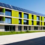 Home 7 에너지 포지티브 건축의 사회적 가치 - Positive Energy Architecture**
"Exterior of a modern, sustainable eco-district building in Bolzano,...