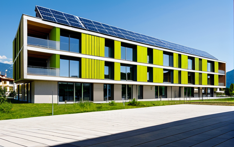 에너지 포지티브 건축의 사회적 가치 - Positive Energy Architecture**

"Exterior of a modern, sustainable eco-district building in Bolzano,...