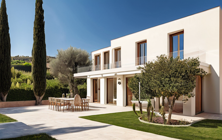 에너지 포지티브 건축의 사회적 기여 - **Prompt 1: An Italian "Plus Energy" Home Blending Tradition and Technology**
    "A picturesque, su...